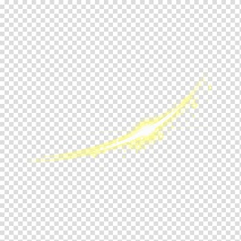 Light Luminous efficacy Designer Special Effects Skill, Yellow light effect transparent background PNG clipart