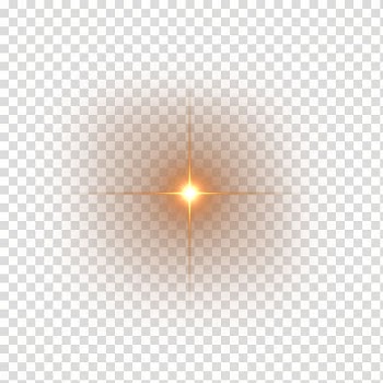 Light Luminous efficacy Halo Lens flare, HD lens flares, yellow light transparent background PNG clipart