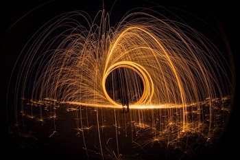 Light Painting at Night