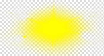 Light Particle system, Yellow creative lighting effects transparent background PNG clipart