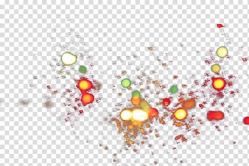 Light Particles and Bokehs, multicolored paint transparent background PNG clipart