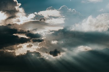 Light Piercing Through Clouds