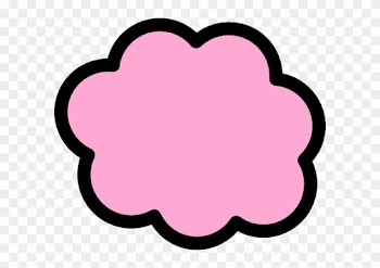Light Pink Cloud Clip Art