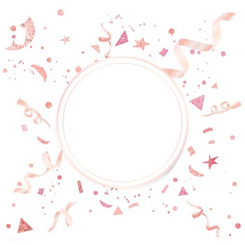 Light pink confetti celebratory design | Free stock vector - 553715