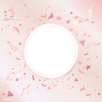 Light pink confetti celebratory design | Free stock vector - 553716