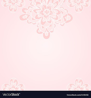 Light pink ethnic floral background vector image