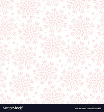 light pink snowflakes abstract pattern