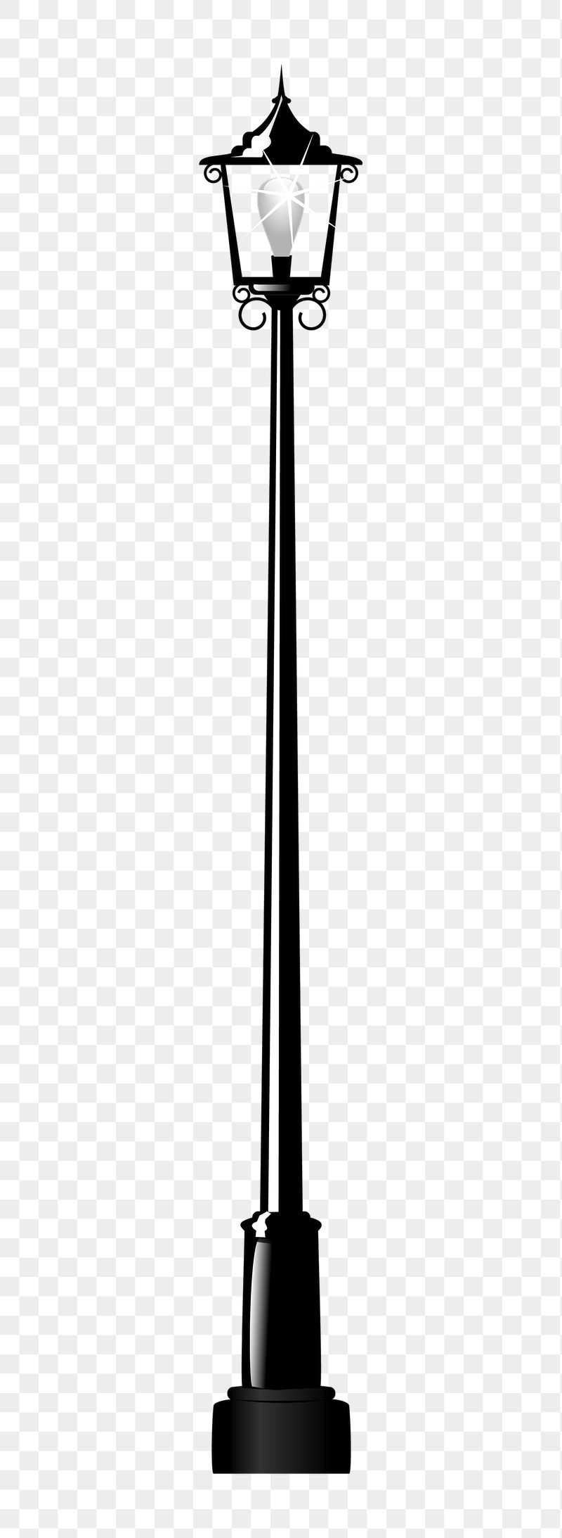 Light pole png sticker, transparent | Free PNG - rawpixel