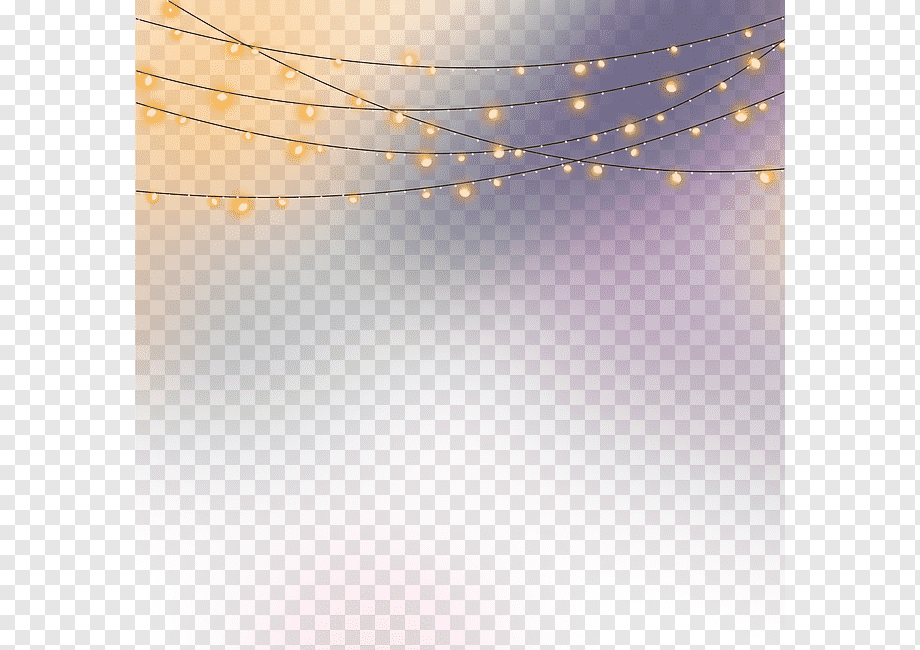 Light Purple Floor, Night lights, close-up graphy of string lights, texture, angle, white png