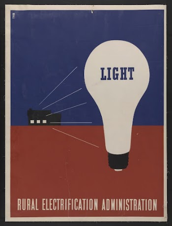 Light - Rural electrification administration | Free Photo Illustration - rawpixel