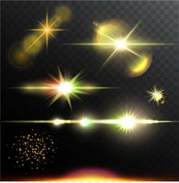 Light - Shine light effect vector 