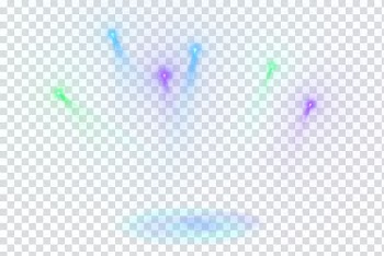 Light Sky Close-up , Blue simple light effect element transparent background PNG clipart