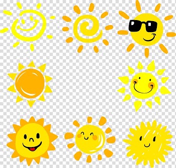 Light Sun, Cartoon sun transparent background PNG clipart