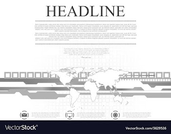 Light tech corporate background vector image