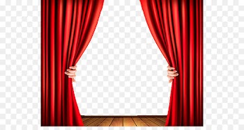 Light Theater drapes and stage curtains Clip art - High-grade red curtain vector 