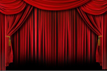 Light Theater drapes and stage curtains Red Clip art - Movie Theatre 