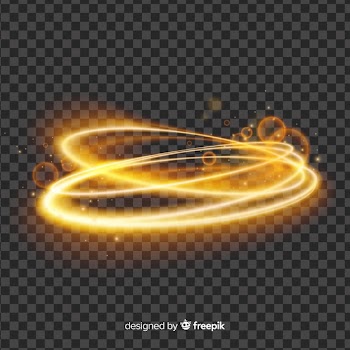 Light whirl effect on simple background Free Vector