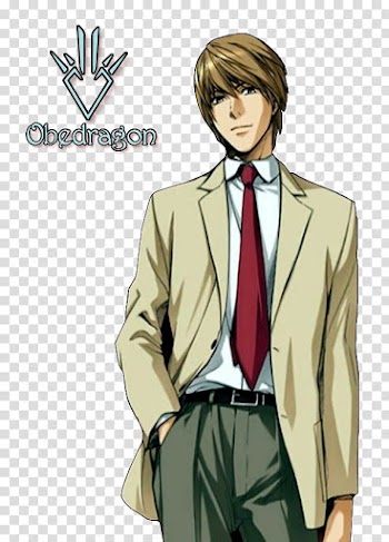 Light Yagami Death Note Render transparent background PNG clipart