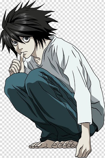 Light Yagami Near Ryuk Misa Amane, L transparent background PNG clipart