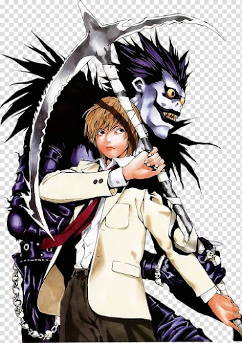 Light Yagami Ryuk Near Rem, death lights transparent background PNG clipart