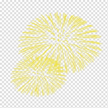 Light Yellow Fireworks Pyrotechnics, gold fireworks decoration transparent background PNG clipart
