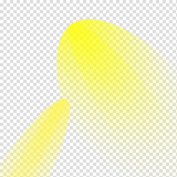 Light Yellow Halo Computer file, Yellow light effect transparent background PNG clipart