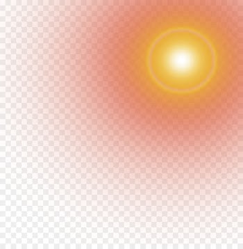 Light Yellow Halo - Yellow glow effect element 