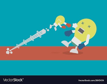 Lightbulbsmash vector image