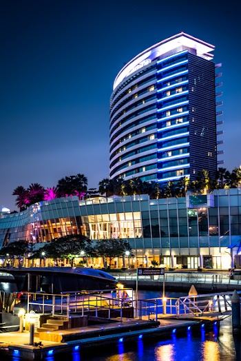 Lighted Buildings during Nightime