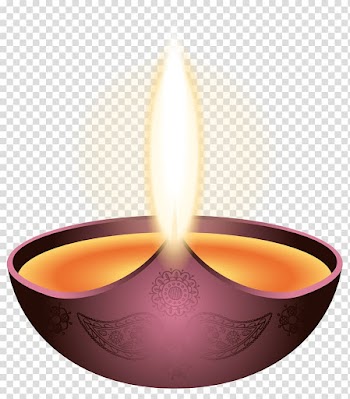 Lighted candle illustration, Diya Diwali , Diwali transparent background PNG clipart