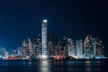 Lighted City Buildings during Nighttime