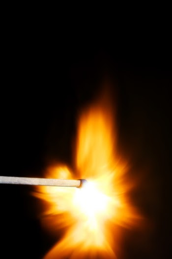 Lighted Match Stick