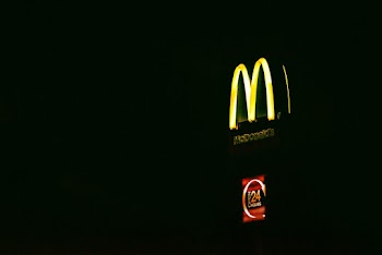 Lighted McDonald's Signage