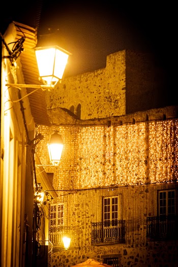 Lighted Sconce during Nighttime
