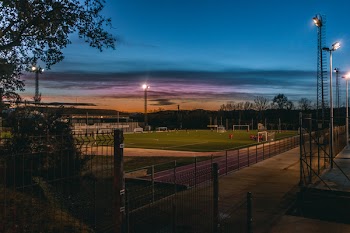Lighted Utility Posts On Field
