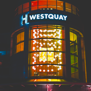 Lighted Westquay Neon Light Signage