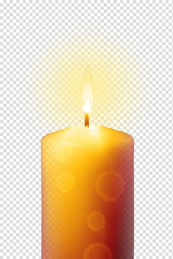 Lighted yellow candle, Murfreesboro Funeral Home Funeral director Obituary, candles transparent background PNG clipart
