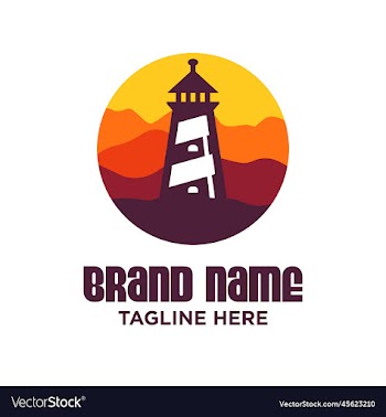 lighthouse logo design