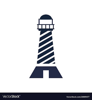  					Lighthouse logo vector image														