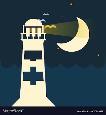  					Lighthouse logo vector image														