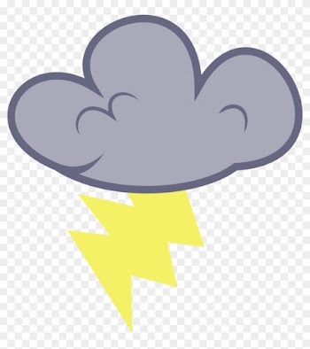 Lighting - Bolt - Wallpaper - Cartoon Cloud And Lighting