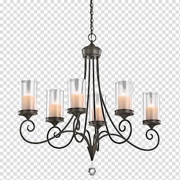 Lighting Chandelier Dining room Candle, lustre transparent background PNG clipart
