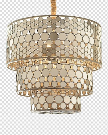 Lighting Chandelier Light fixture Mirror, Continental lamp creative 3d cartoon furniture transparent background PNG clipart