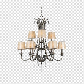 Lighting Chandelier Light fixture Pendant light Ceiling, Continental brass chandeliers double transparent background PNG clipart