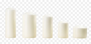 Lighting Flameless candles Cylinder - White candle 