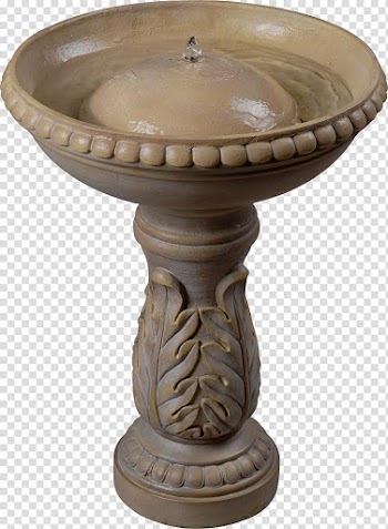Lighting Fountain Bird Baths Light fixture, fountain transparent background PNG clipart