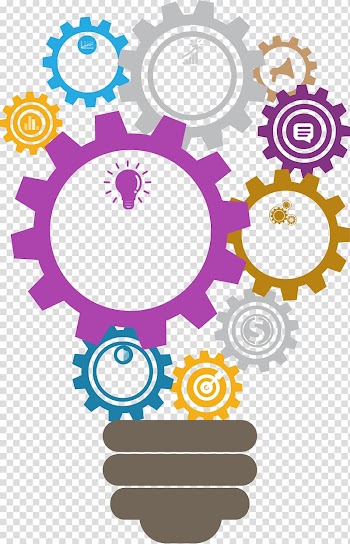 Lighting Gear Incandescent light bulb, gear, light bulb transparent background PNG clipart