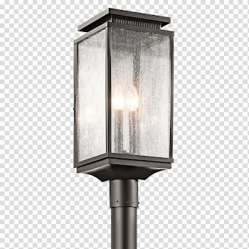 Lighting Light fixture Kichler Street light, garden lights transparent background PNG clipart