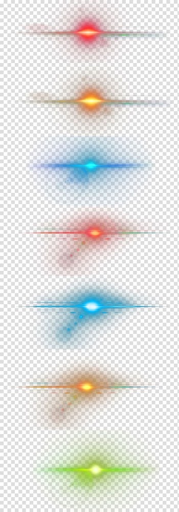 Lighting Star, Cool light effects, multicolored LED lights transparent background PNG clipart