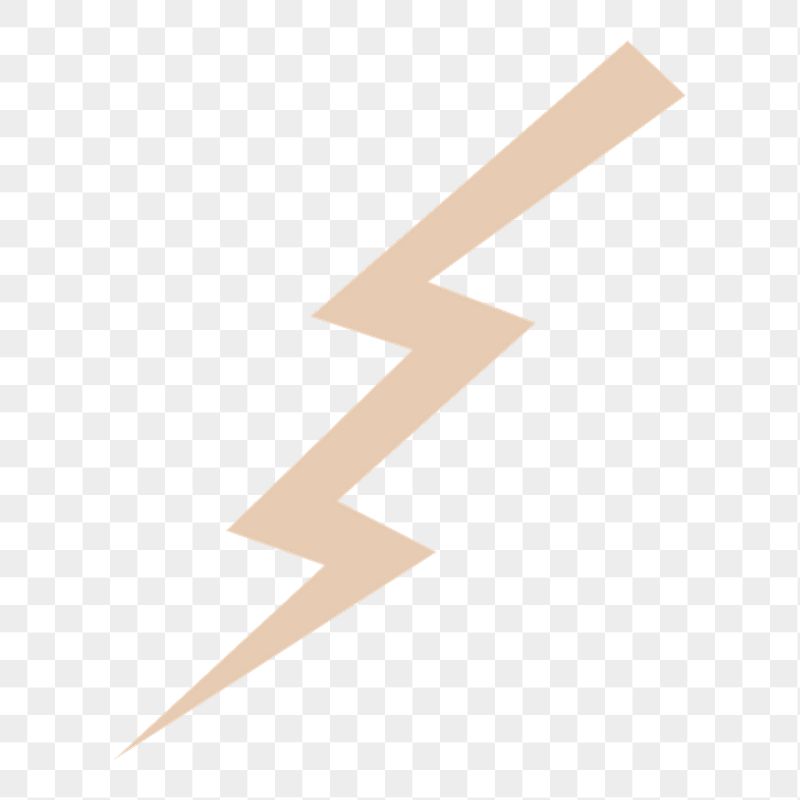 Lightning bolt png sticker, transparent | Free PNG - rawpixel